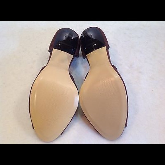 Steve Madden Peep Toe Pump 9.5 Brown Stiletto - Picture 6 of 7